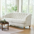 thumbnail image 1 of The Pioneer Woman Laurel Tufted Sofa, Cream Velvet, 79.53 in, 1 of 10