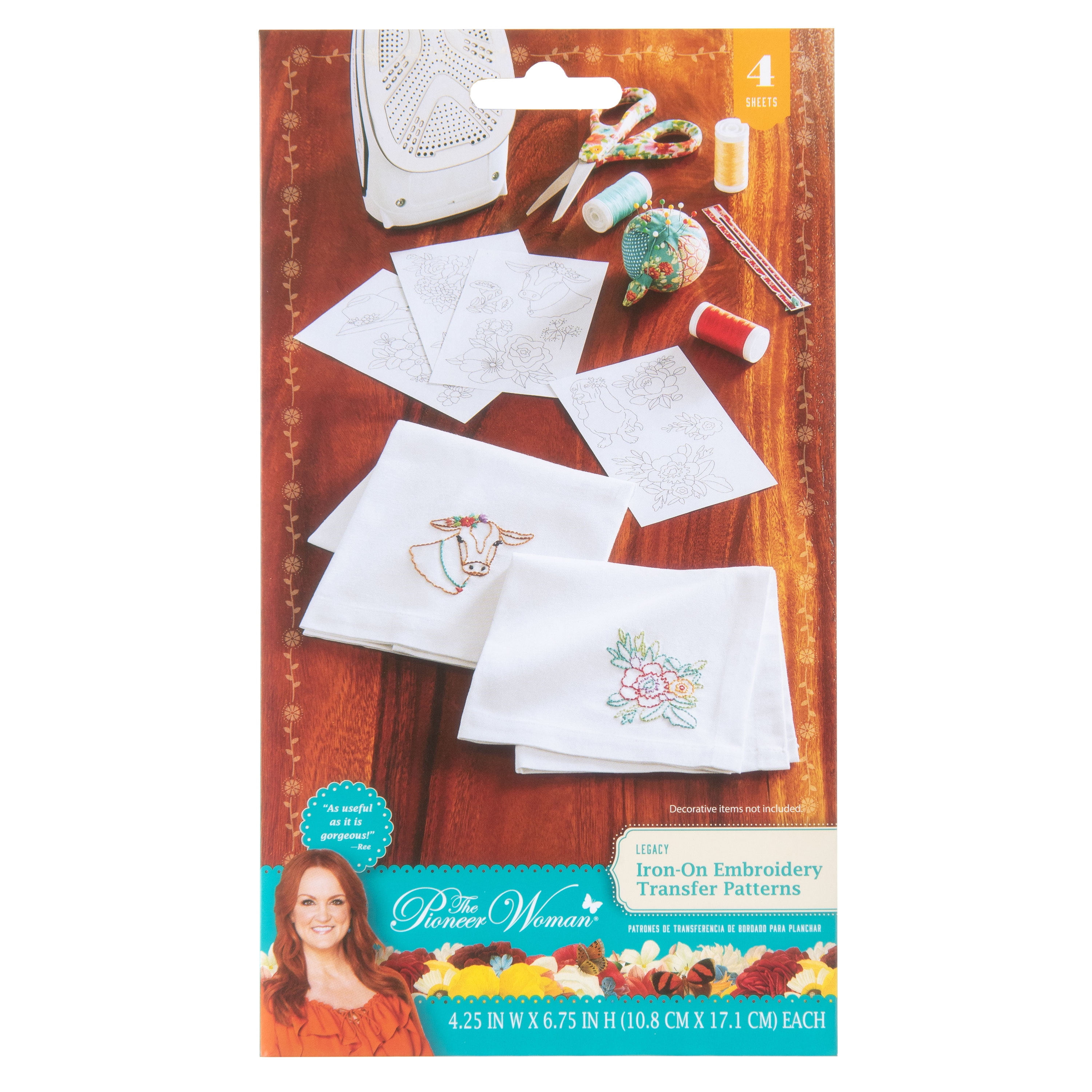 Sewing & Needle Art Embroidery Iron-On Transfers