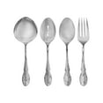 thumbnail image 1 of The Pioneer Woman Mazie 4-Piece Serve Utensils Set, Stainless Steel, Silver, 1 of 6