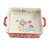 The Pioneer Woman Mazie 8 x 8-inch Square Baking Ceramic Bakers, Set of 2