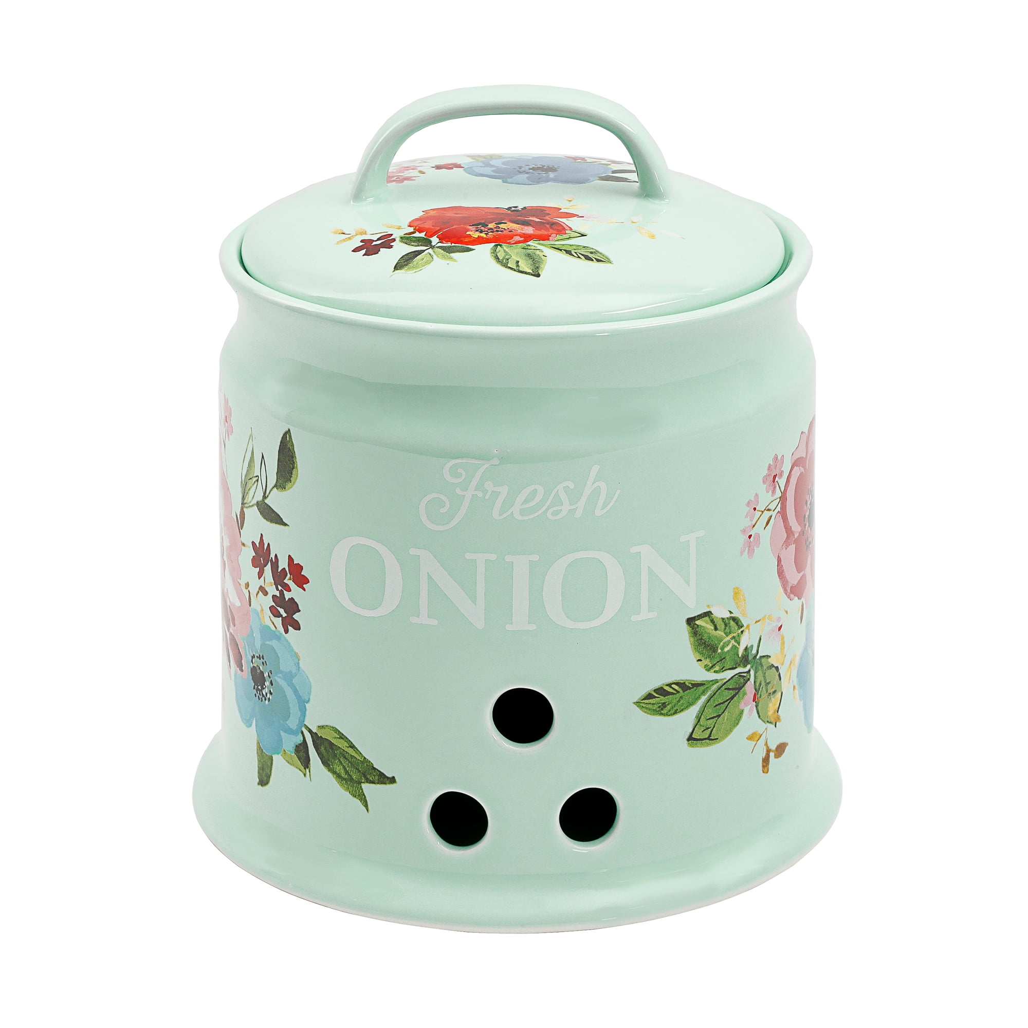 The Pioneer Woman Melody 7.8-inch Stoneware Onion Keeper