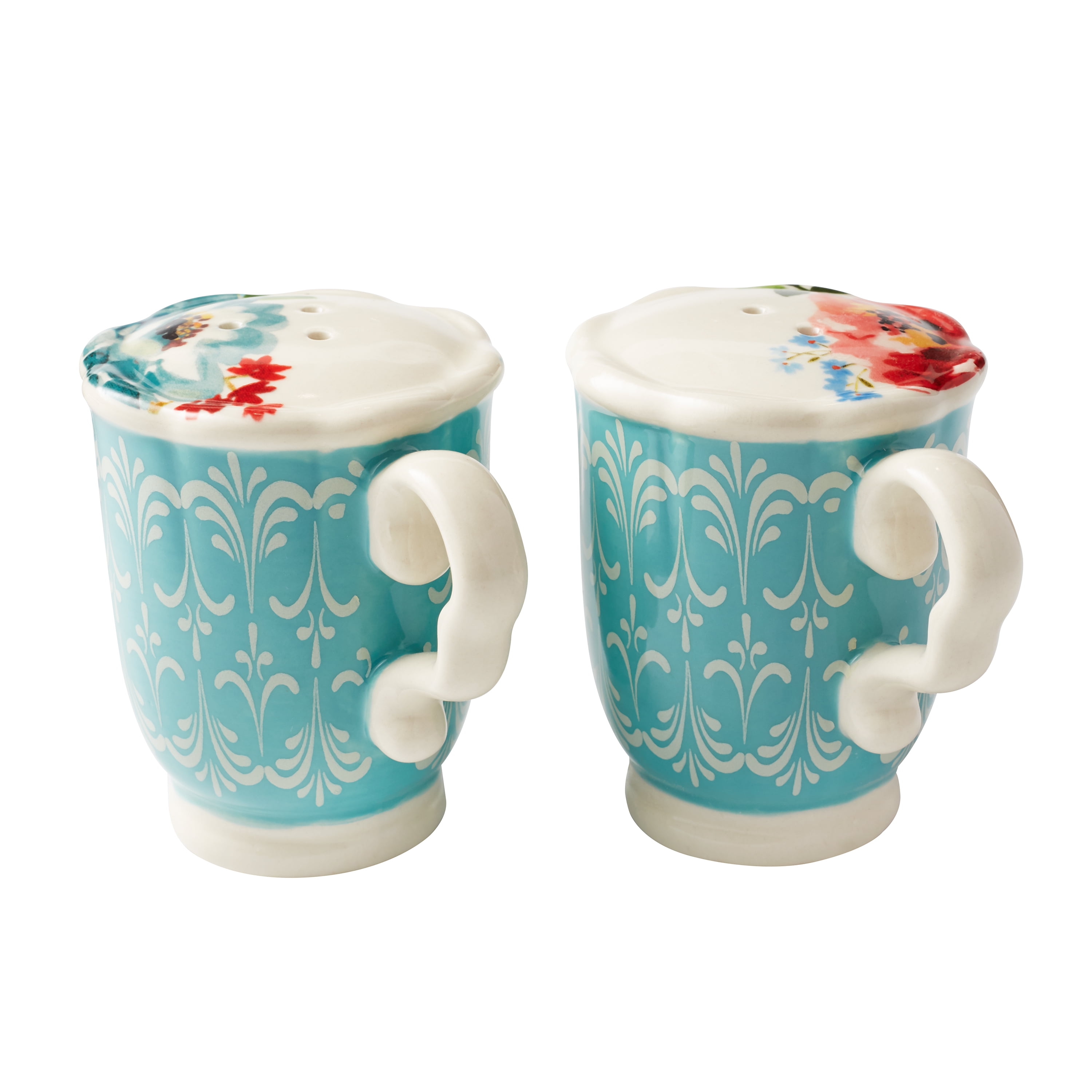 Ceramic Bluebird and Rose Flower Magnetic Salt & Pepper Shakers, Home  Décor, Gift for Her,, 3 1/2 x 3 4 1/4 H - Harris Teeter