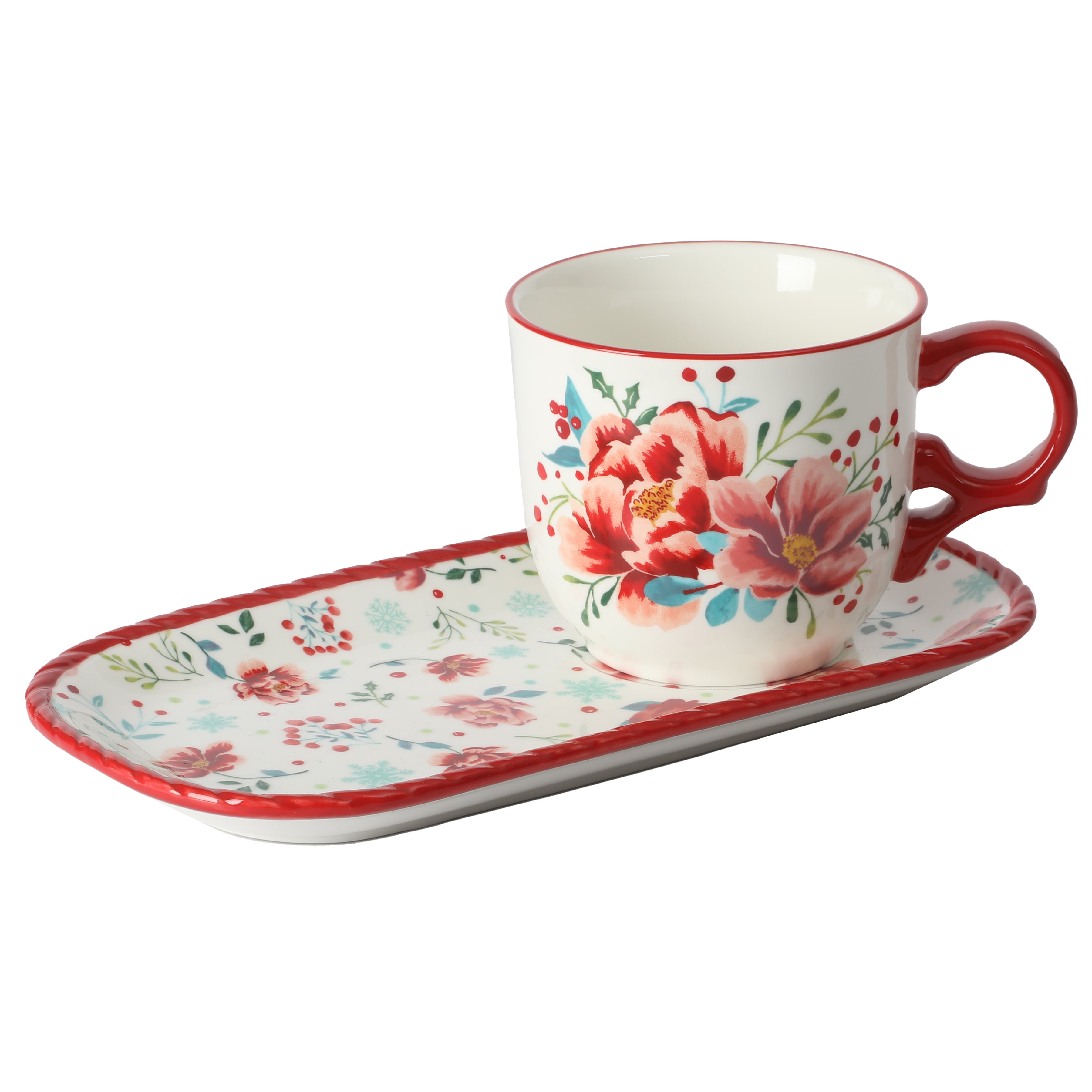 The Pioneer Woman Merry Meadow Stoneware Cookie Tray Set