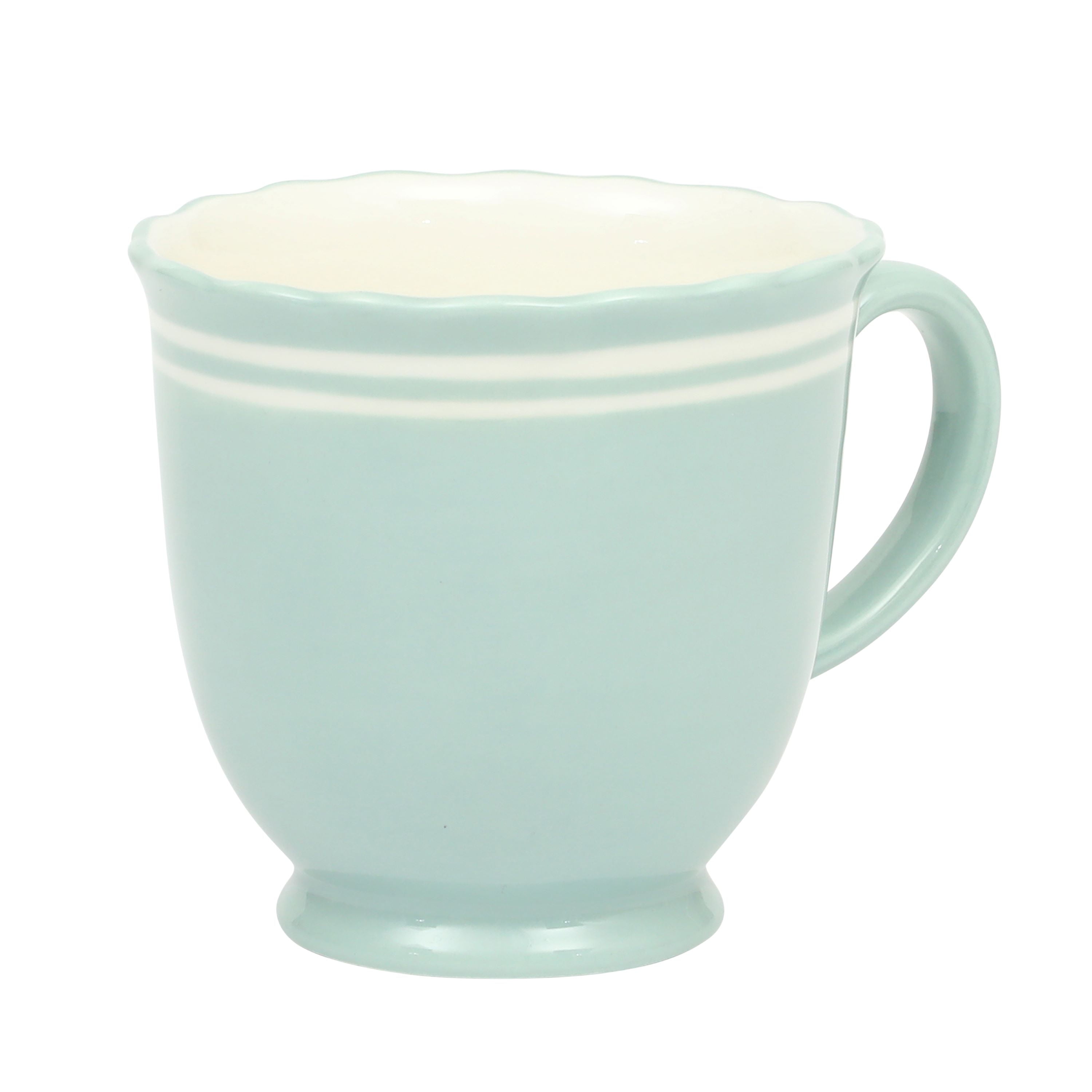 The Pioneer Woman Ainsley Stoneware Mug, Sage Blue