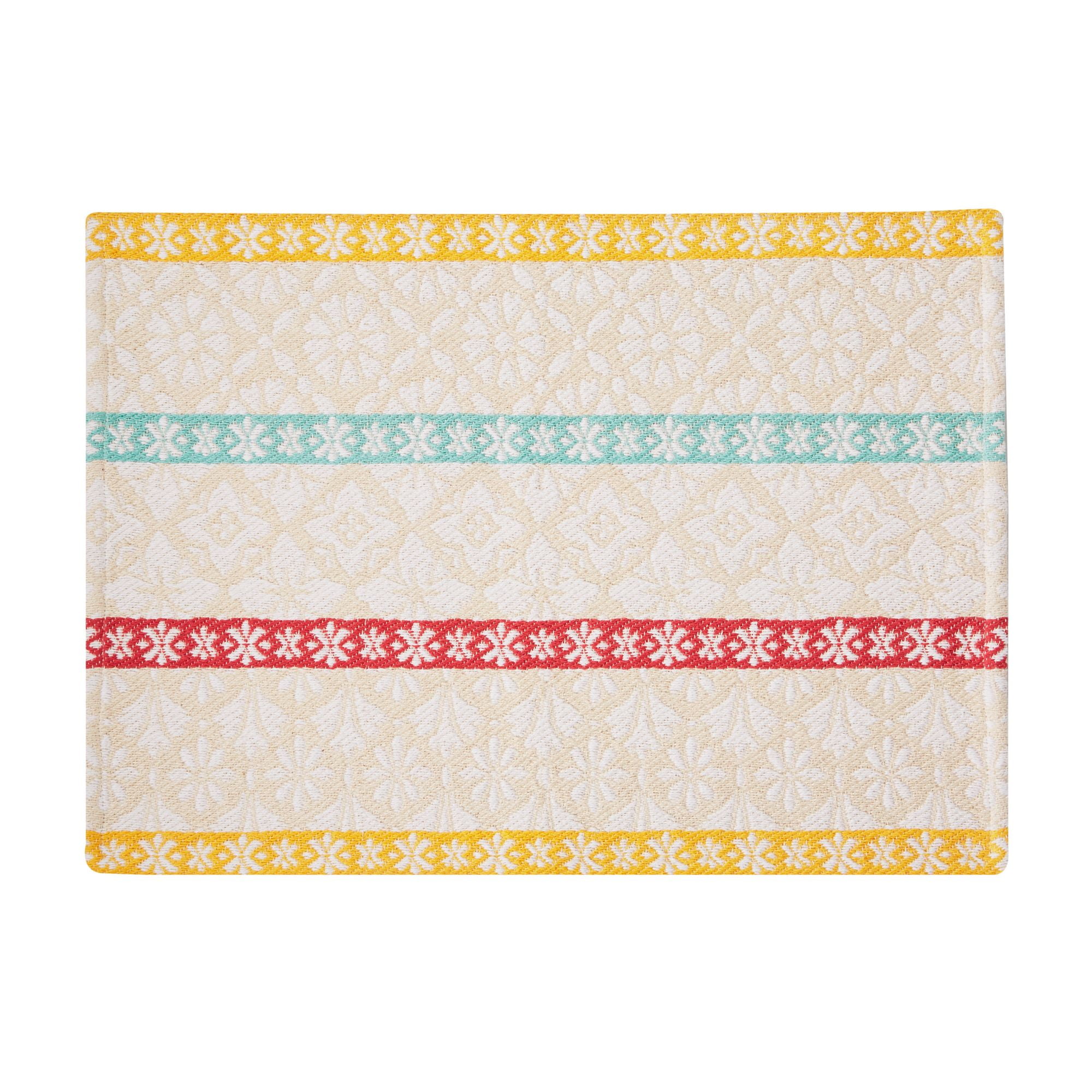The Pioneer Woman Multi Stripe Placemat, Multicolor, 14" x 20