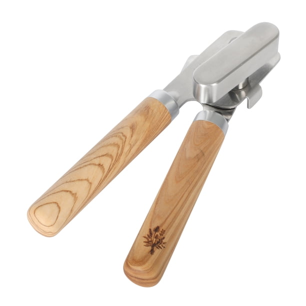 The Pioneer Woman Stainless Steel Manual Can Opener with Olivewood