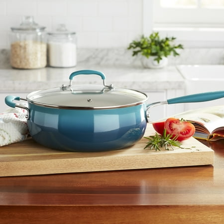 The Pioneer Woman Ombre 4.5-Quart Ceramic Jumbo Cooker, Teal