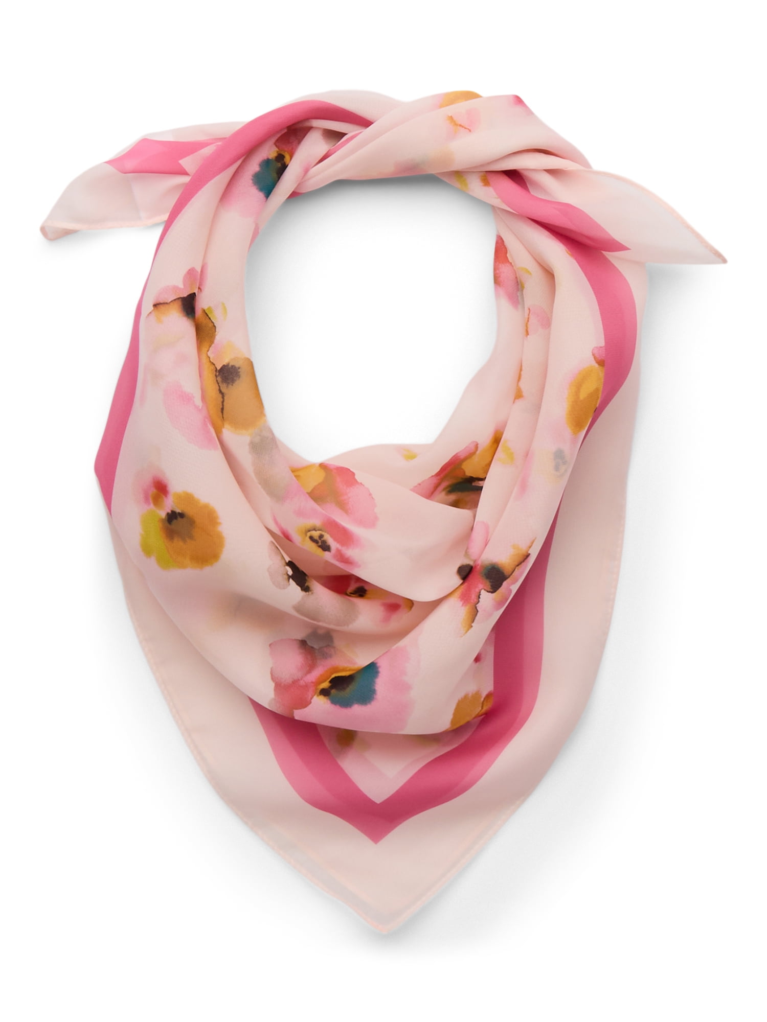 Walmart Deal of The Pioneer Woman Oversized Printed Square Scarf 30x30 Colorful Chic Accessory