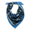 thumbnail image 1 of The Pioneer Woman Oversized Printed Square Scarf, 30" x 30", Navy Botanical Floral, 1 of 3