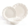 thumbnail image 1 of The Pioneer Woman Paige 12-Piece Dinnerware Set, Off White, 1 of 5