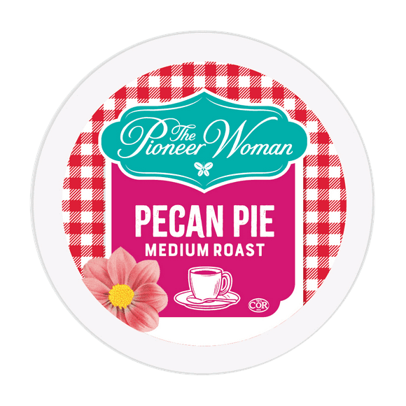 The Pioneer Woman Pecan Pie Coffee Pods, Medium Roast, 24 Count for Keurig K Cup Machines