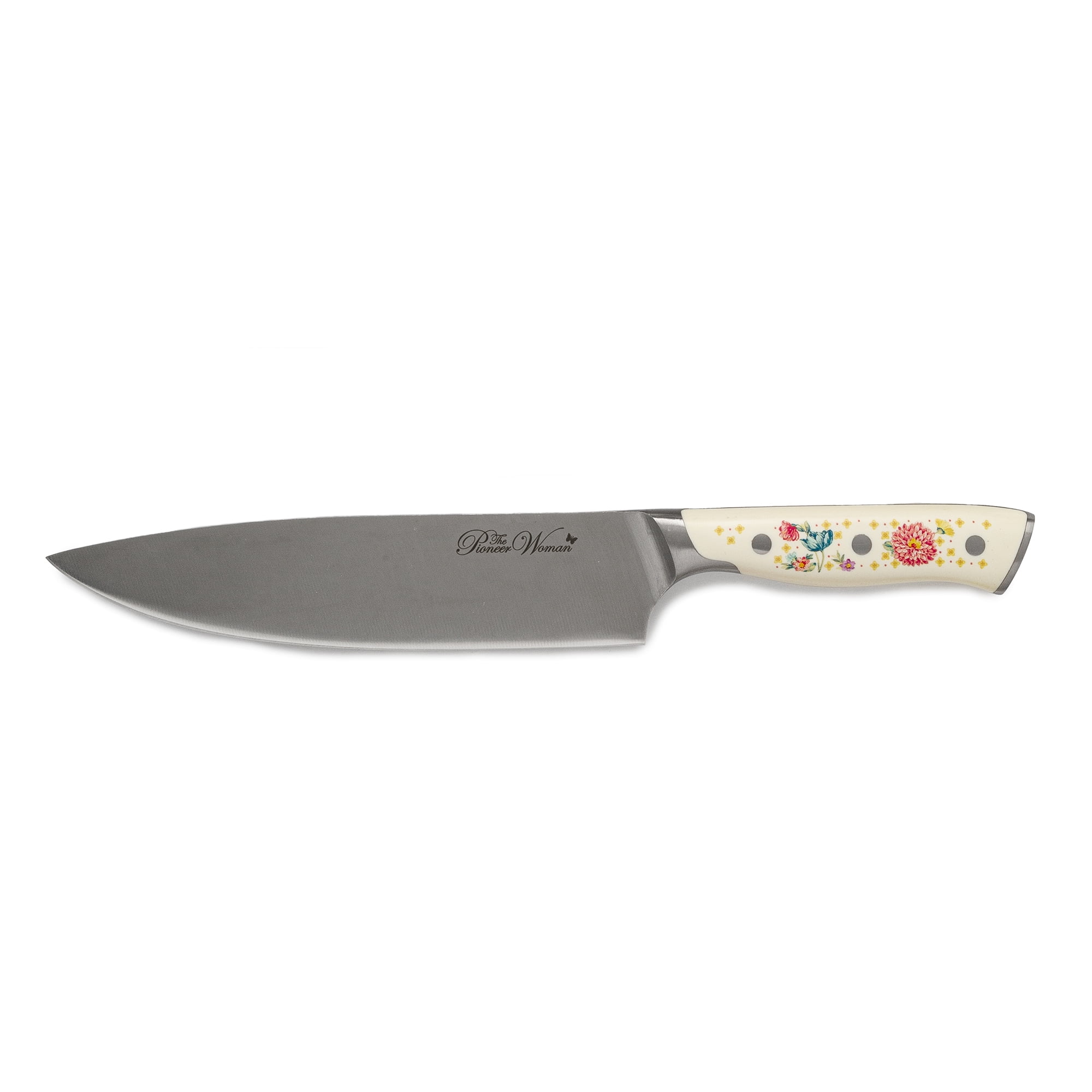 The Pioneer Woman Pioneer Signature 8 inch Stainless Steel Chef Knife,  Floral