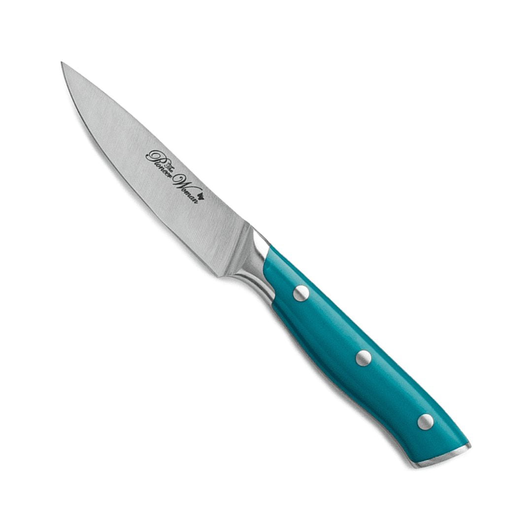The Pioneer Woman Pioneer Signature Stainless Steel Chef Knife, 8 inch, Teal