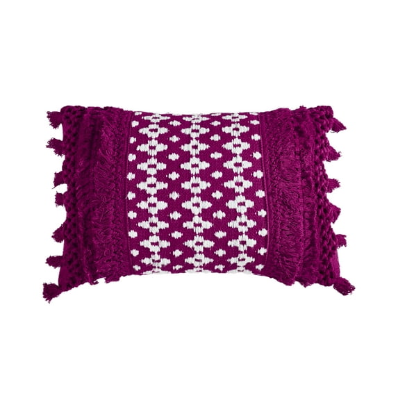 The Pioneer Woman Polyester Contemporary Throw Pillow, 14" x 20", Yellow