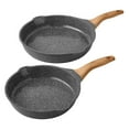 thumbnail image 1 of The Pioneer Woman Prairie Signature 2-Piece Cast Aluminum 10" & 12" Fry Pan Set, Charcoal Speckle, 1 of 7