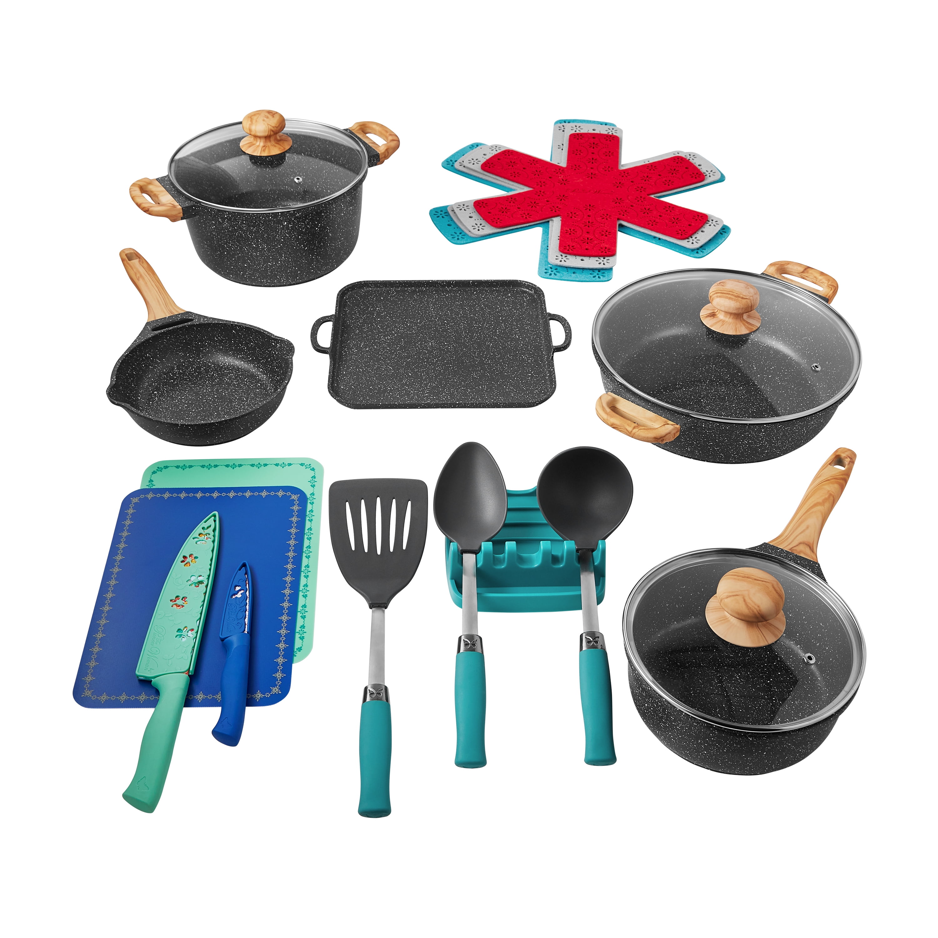 NutriChef Nonstick Cooking Kitchen Cookware Pots and Pans, 20 Piece Set,  Bronze, 1 Piece - Pay Less Super Markets