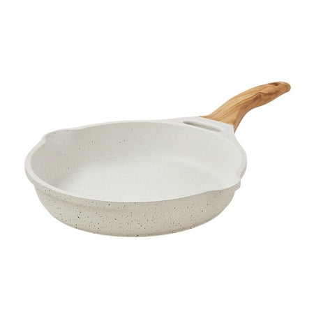 The Pioneer Woman Prairie Signature Cast Aluminum 10" Fry Pan, Linen Speckle