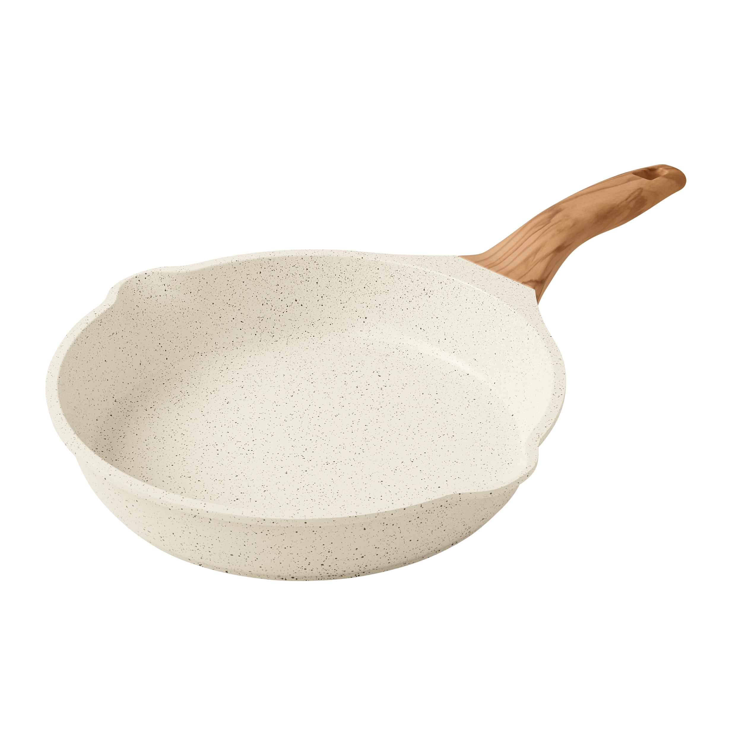 The Pioneer Woman Prairie Signature Cast Aluminum 10-Inch Fry Pan, Linen Speckle