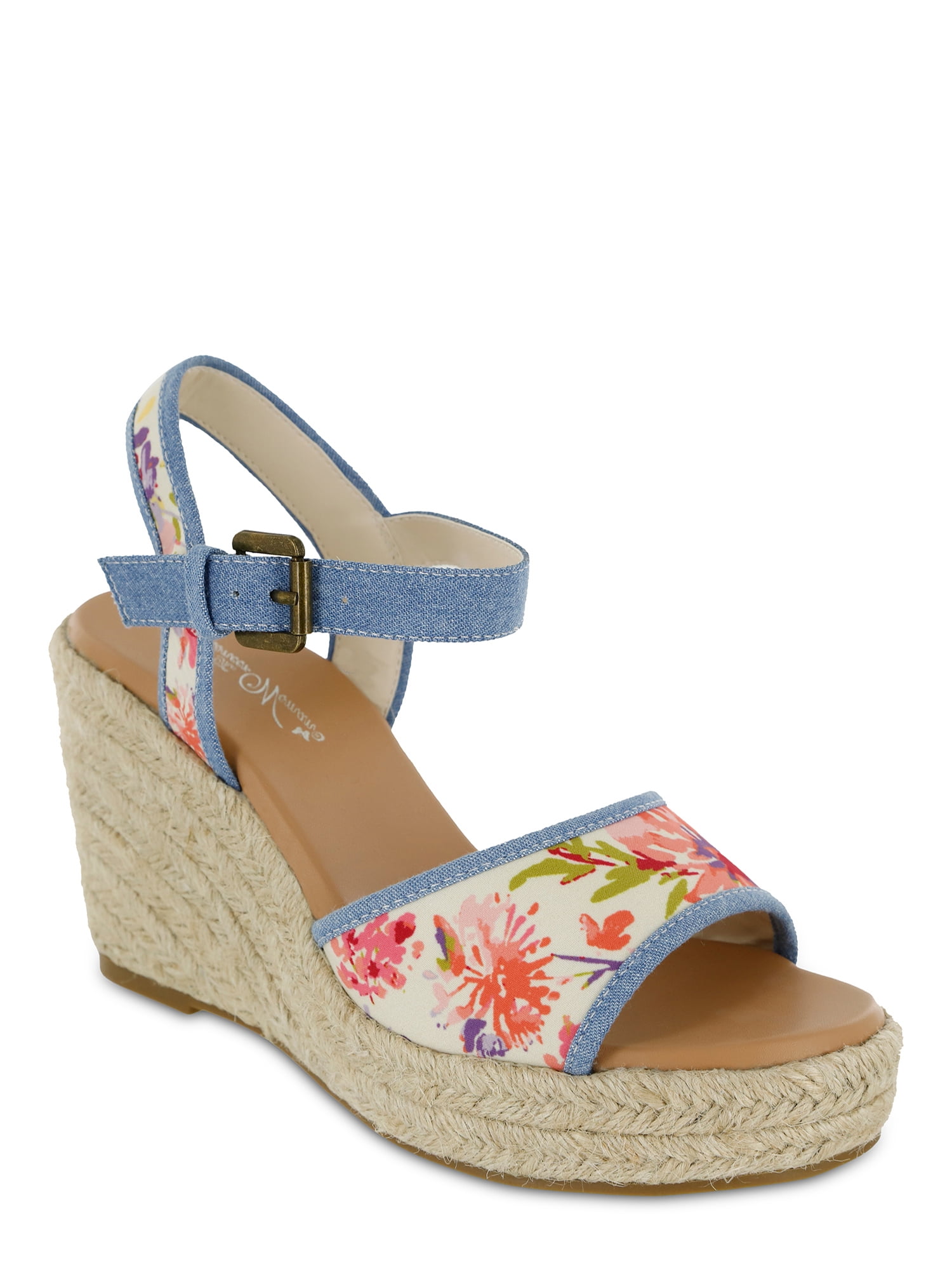 Elena espadrille wedge heels clearance