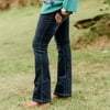 Actual Color: Dark Rinse Pink Embroidery, Clothing Size: L