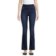 thumbnail image 1 of The Pioneer Woman Pull On Embroidered Bootcut Jeans, 32” Inseam, Sizes XS-3X, Women's and Women's Plus, 1 of 6