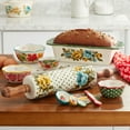 thumbnail image 1 of The Pioneer Woman Rose Shadow 10-Piece Bakeware Combo Set, 1 of 7