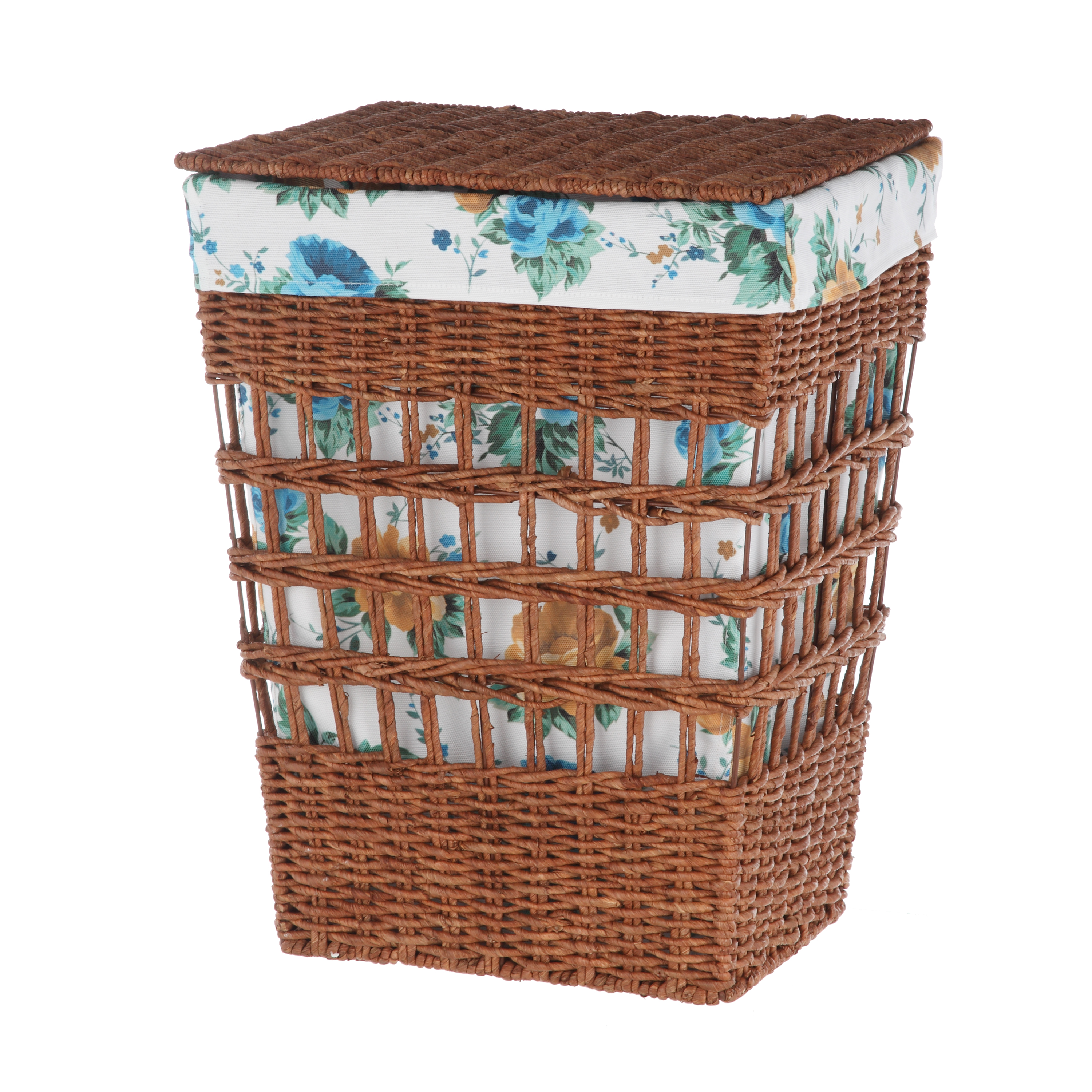The Pioneer Woman Rose Shadow Maize Laundry Hamper - image 1 of 6