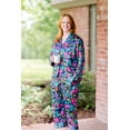 thumbnail image 1 of The Pioneer Woman Satin Notch Collar Top and Cropped Pants Pajama Set, Women’s, 2-Piece, 1 of 6