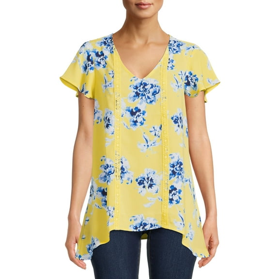 The Pioneer Woman Scoop Neck Tunic with Short Sleeves