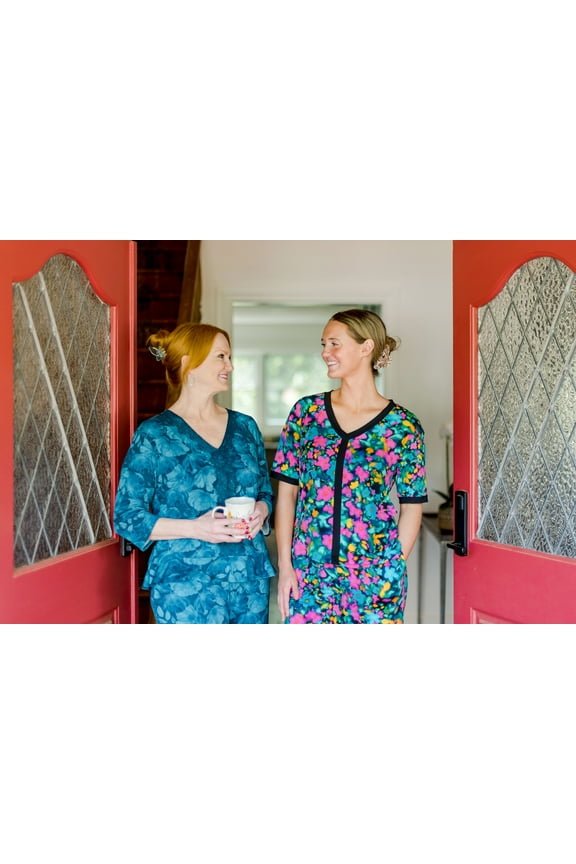 Short Sleeve Top with Pant Pajama Set, Women’s, 2-Piece