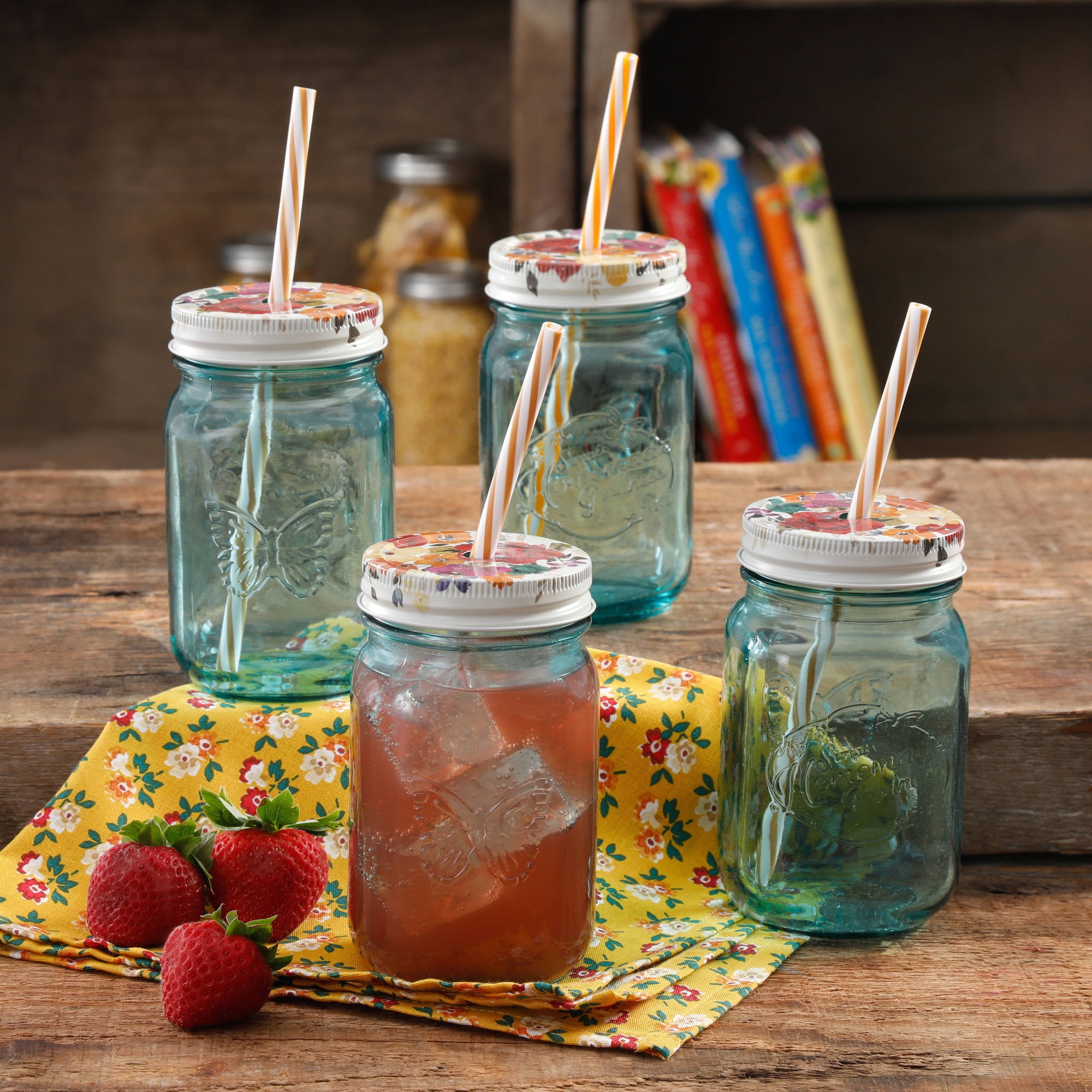 https://i5.walmartimages.com/seo/The-Pioneer-Woman-Simple-Homemade-Goodness-16-Ounce-Mason-Jar-with-Timeless-Floral-Lid-Straw-4-Count_f618af27-a7f8-4d30-afd2-27faa418f86a_1.d2fc6a2378c63c8d7cd5dfe3ac1f8df4.jpeg