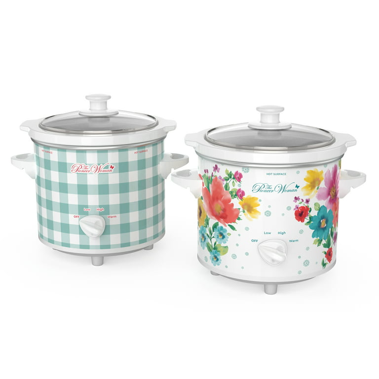 The Pioneer Woman Sweet Romance 1.5-Quart Slow Cookers, Set of 2