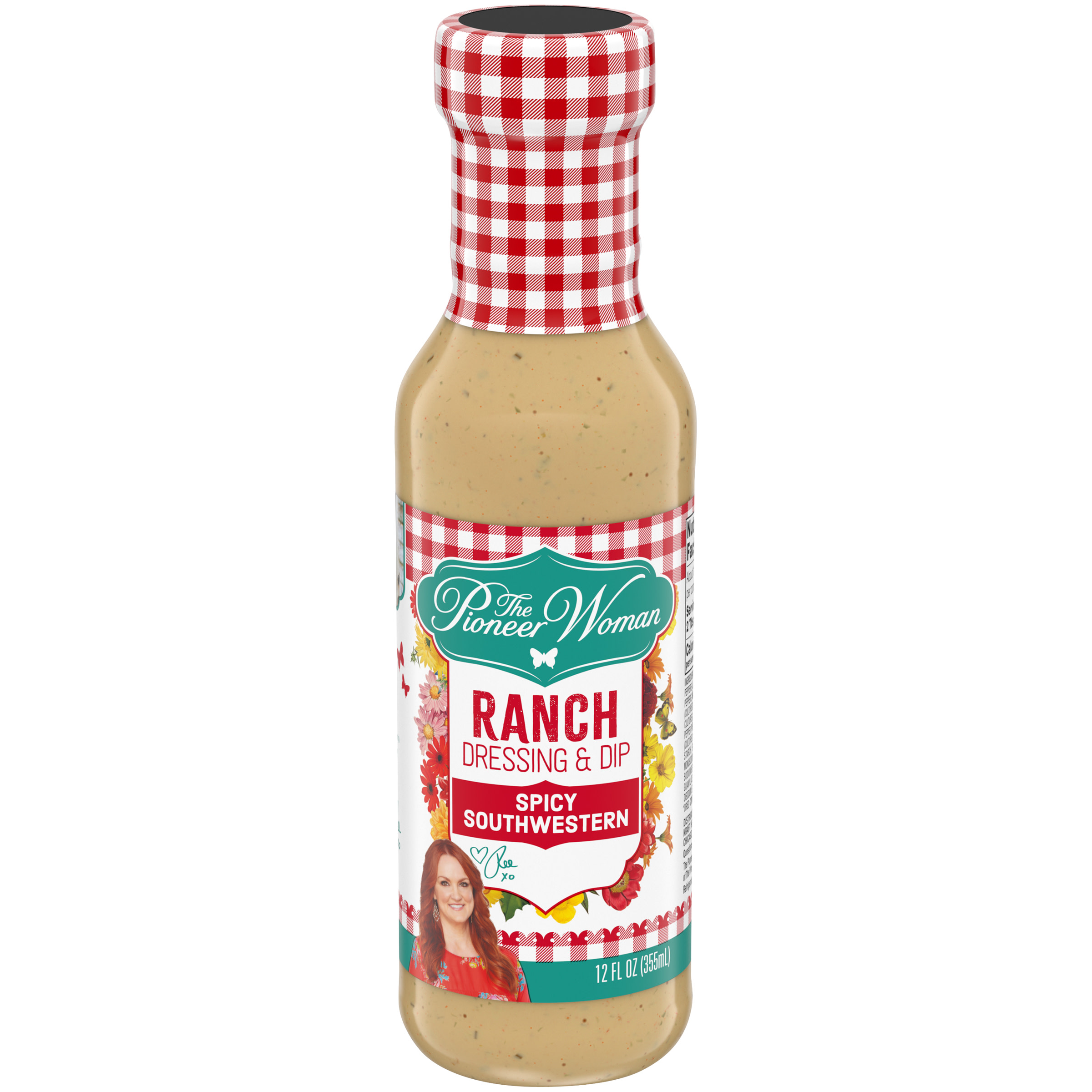 The Pioneer Woman Spicy Southwestern Ranch Salad Dressing & Dip, 12 fl oz Bottle - image 1 of 8