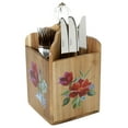 thumbnail interactive-video image 1 of The Pioneer Woman Spring Bouquet 4-Section Acacia Wood Utensil Holder, 1 of 13