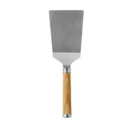 The Pioneer Woman Stainless Steel Jumbo Turner, Olivewood
