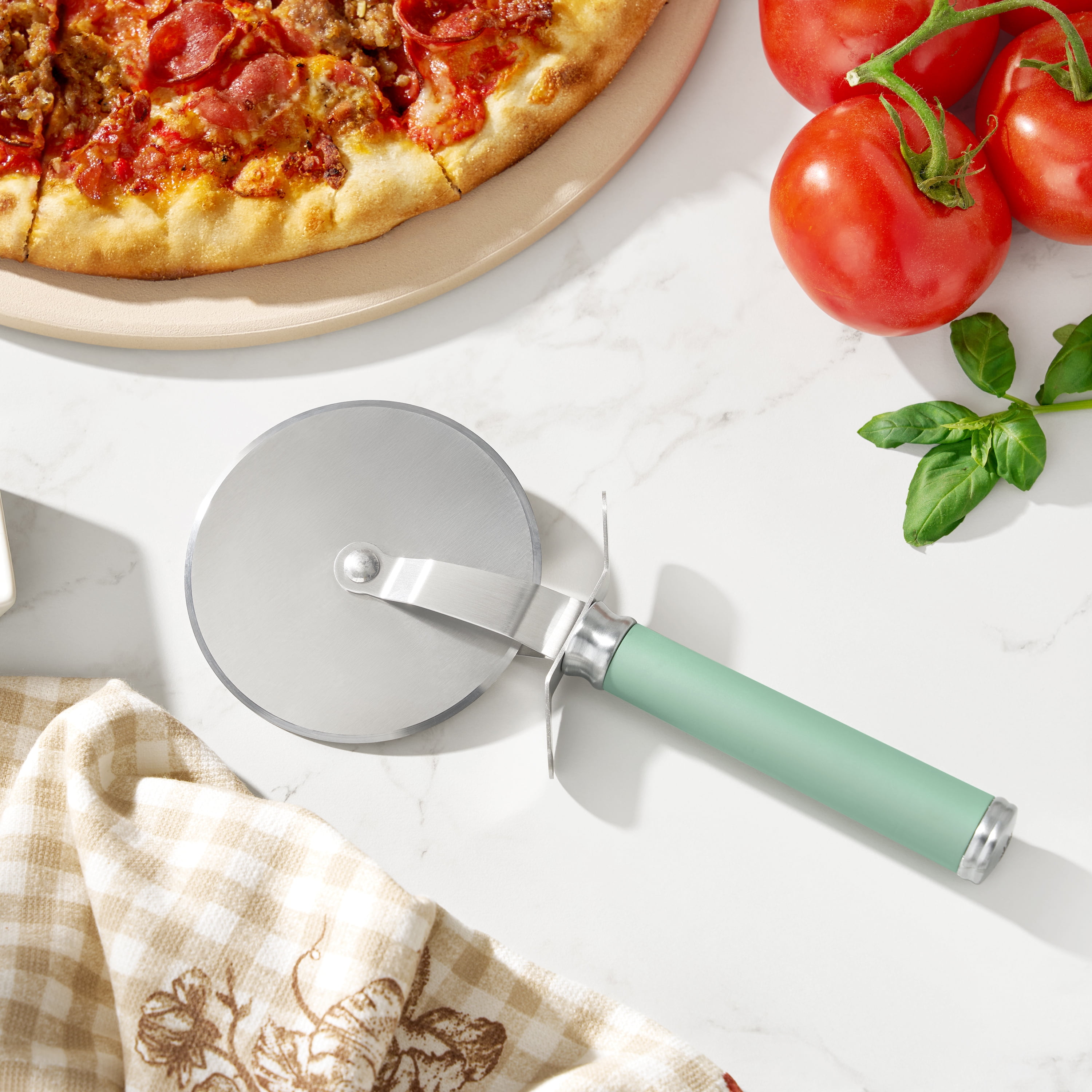 The Pioneer Woman Stainless Steel Pizza Cutter - Walmart.com