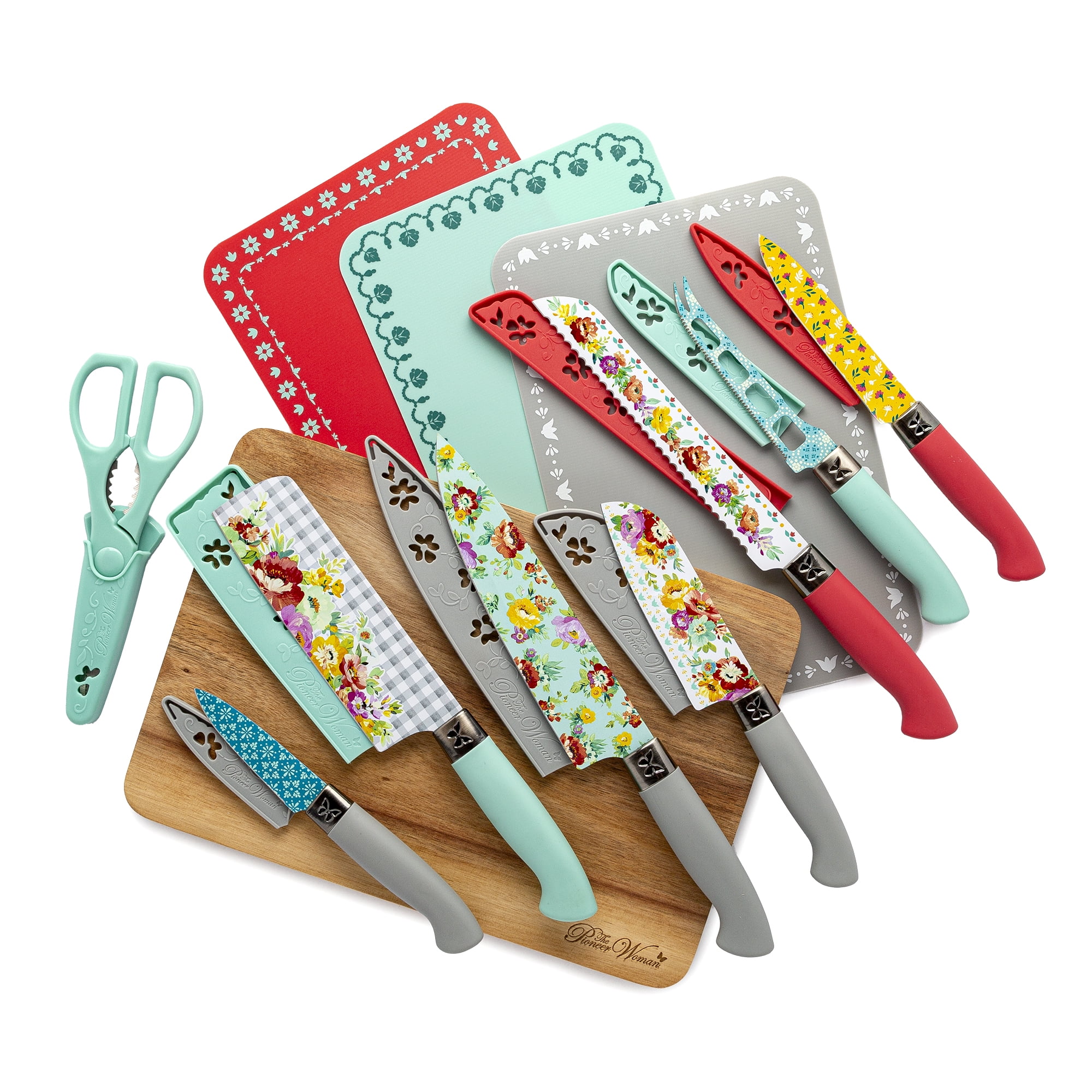 The Pioneer Woman 20-Piece Stainless Steel Cutlery Set - Walmart.com