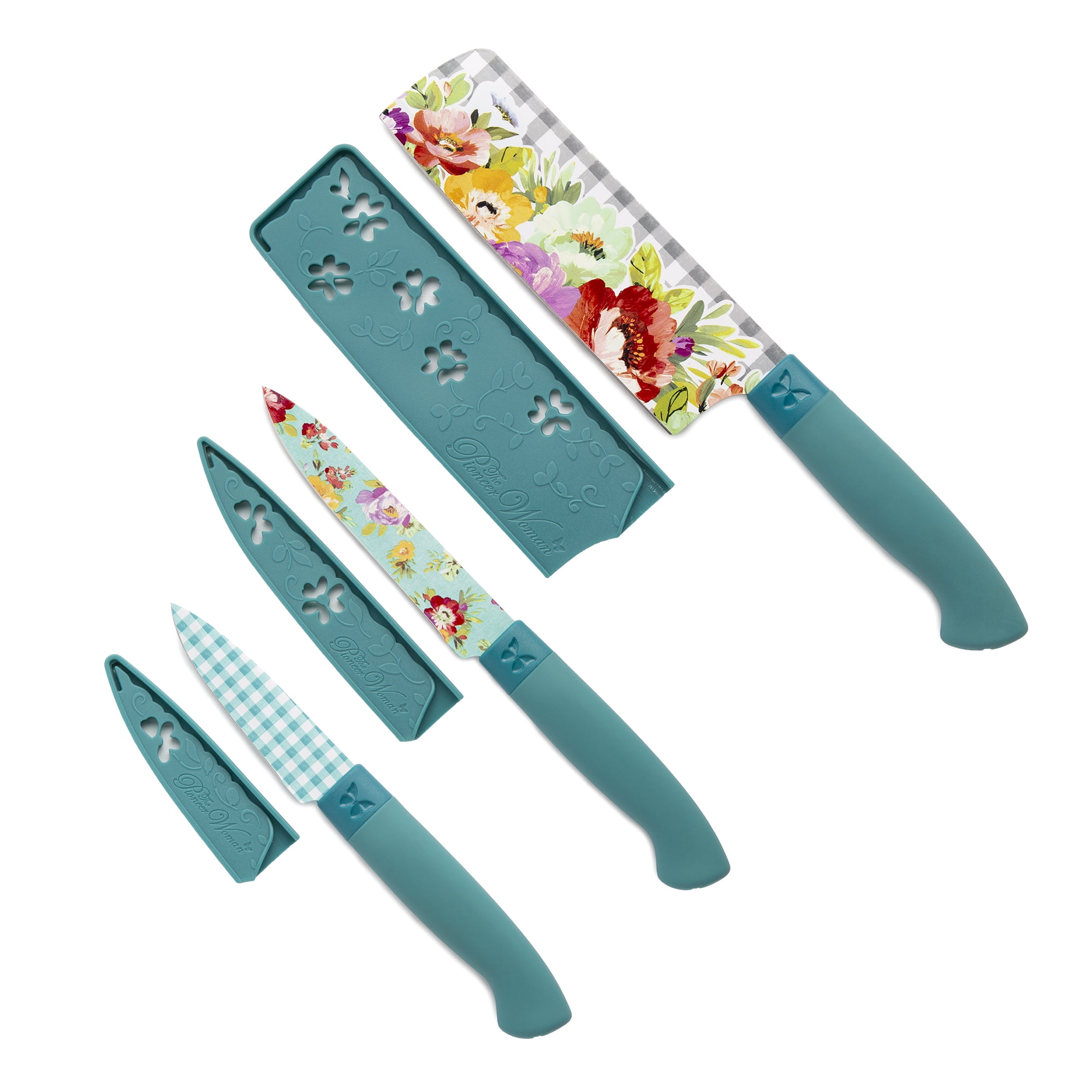 The Pioneer Woman Blooming Bouquet 3-Piece Stainless Steel Knife Set 