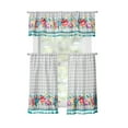 thumbnail image 1 of The Pioneer Woman Sweet Romance 3 Piece Tier Set Multi, Recycled Polyester BCI Cotton, 60"W x 14"L, Indoor Curtain, Adult, 1 of 6