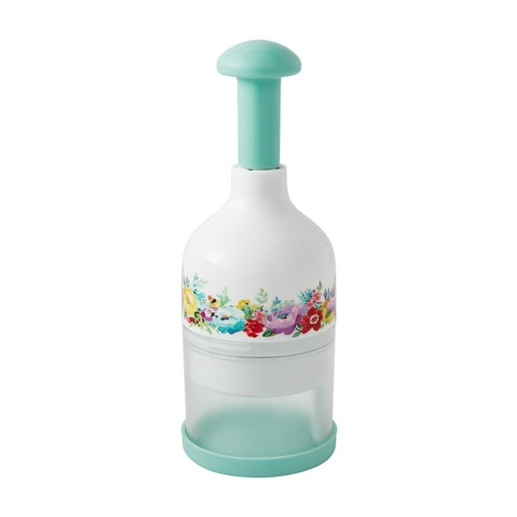 The Pioneer Woman Sweet Romance Food Chopper. White, Teal