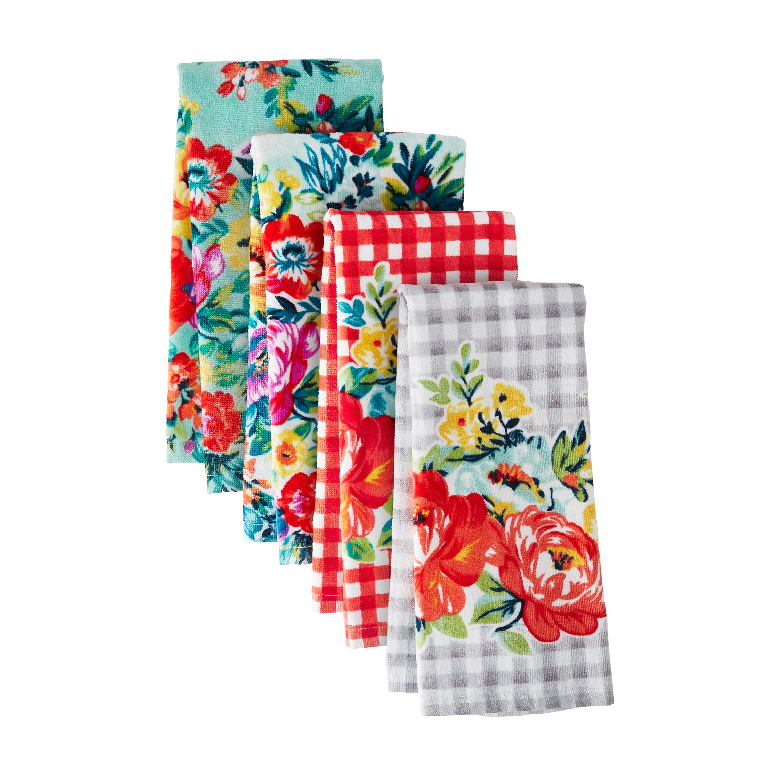 The Pioneer Woman Sweet Romance Kitchen Towel Set - Multicolor - 16 x 28 in