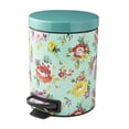 thumbnail image 1 of The Pioneer Woman Sweet Romance Stainless Steel Round Bathroom Step Wastebasket, 1.3 Gallon, 1 of 6