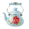The Pioneer Woman  2-Quart Blue Enamel on Steel Tea Kettle