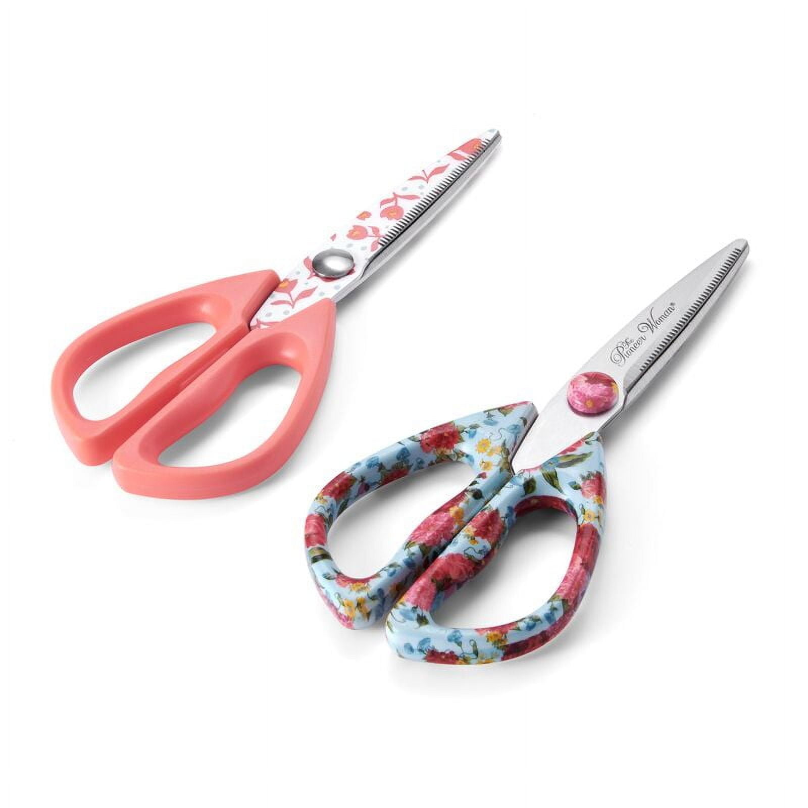 The Pioneer Woman Sweet Rose 2-Piece All-Purpose Shears Set, Stainless Steel, Sweet Rose Pattern - Walmart.com