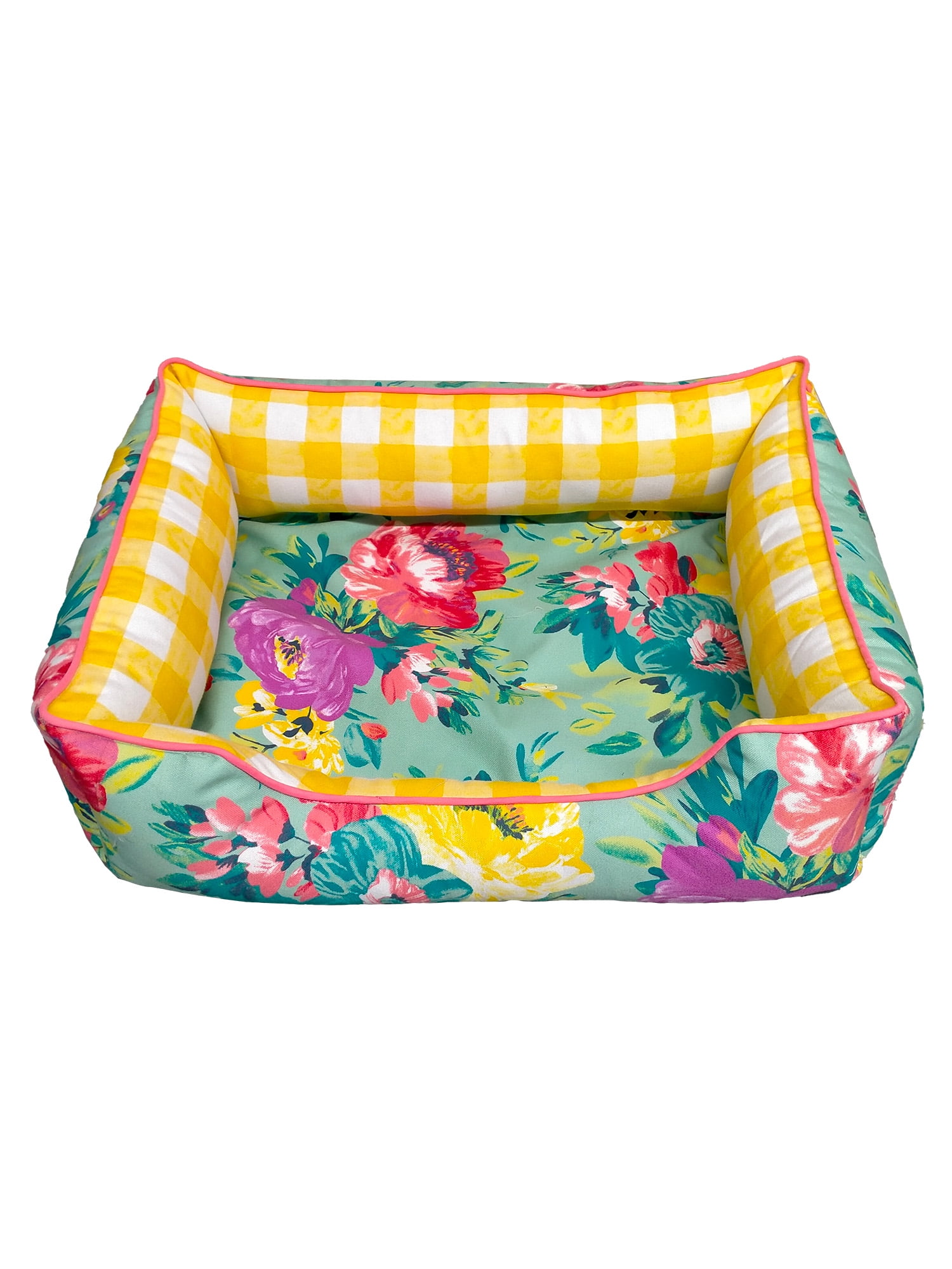 The Pioneer Woman Sweet Rose Medium Pet Bed, 25" x 21"
