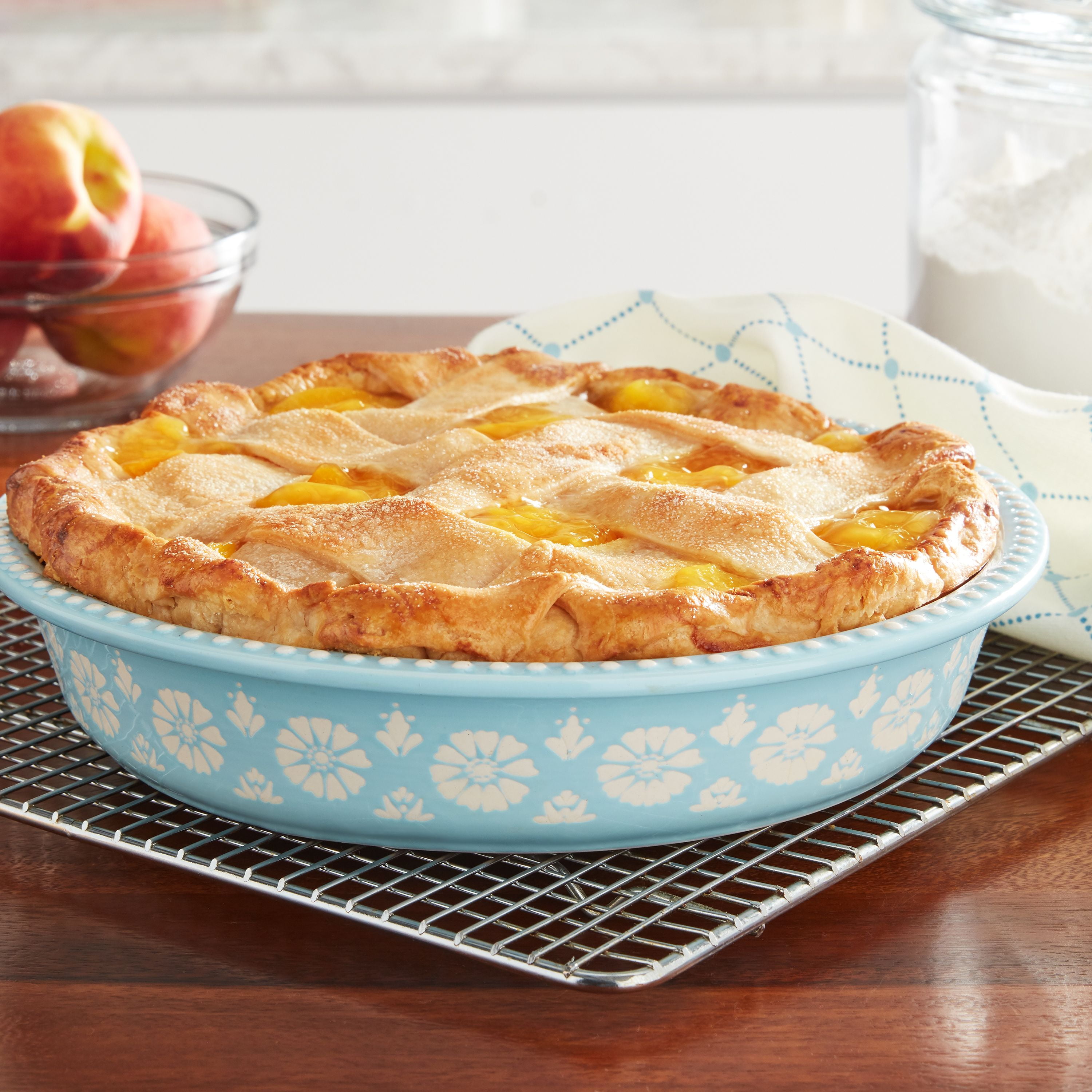 Apple Pie Pyrex Pie Plate Pack Pack 8inch Clear Round Glass Pie