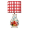 thumbnail image 1 of The Pioneer Woman Sweet Rose Table Lamp, Red Gingham Shade with LED Bulb Included, 1 of 6
