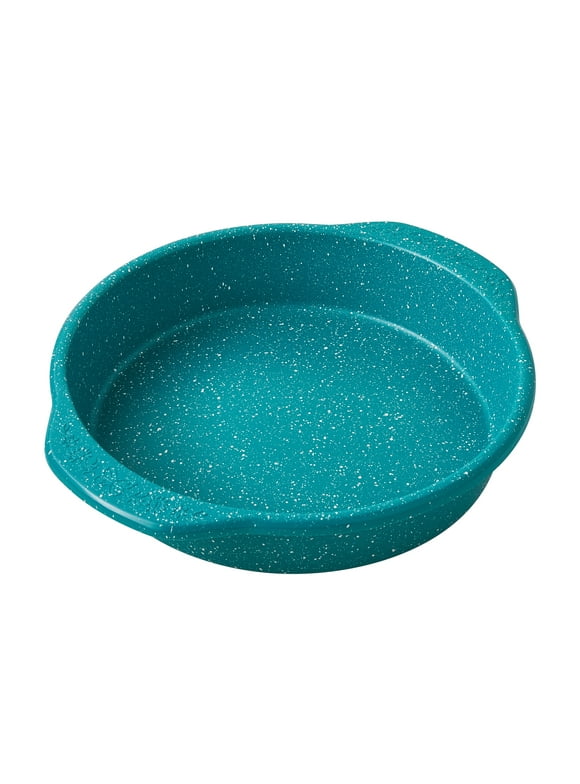 The Pioneer Woman Teal Speckle Timeless 9" Nonstick Aluminized Steel Round Cake Pan