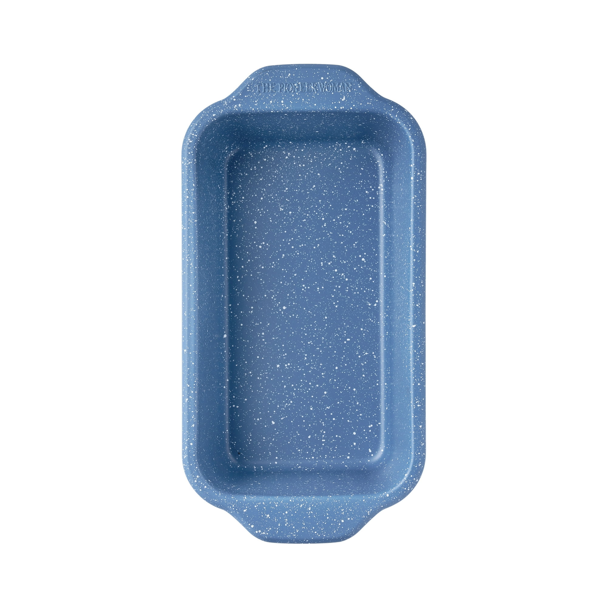 The Pioneer Woman 9" x 5" Nonstick Aluminized Steel Loaf Pan, Blue Speckle