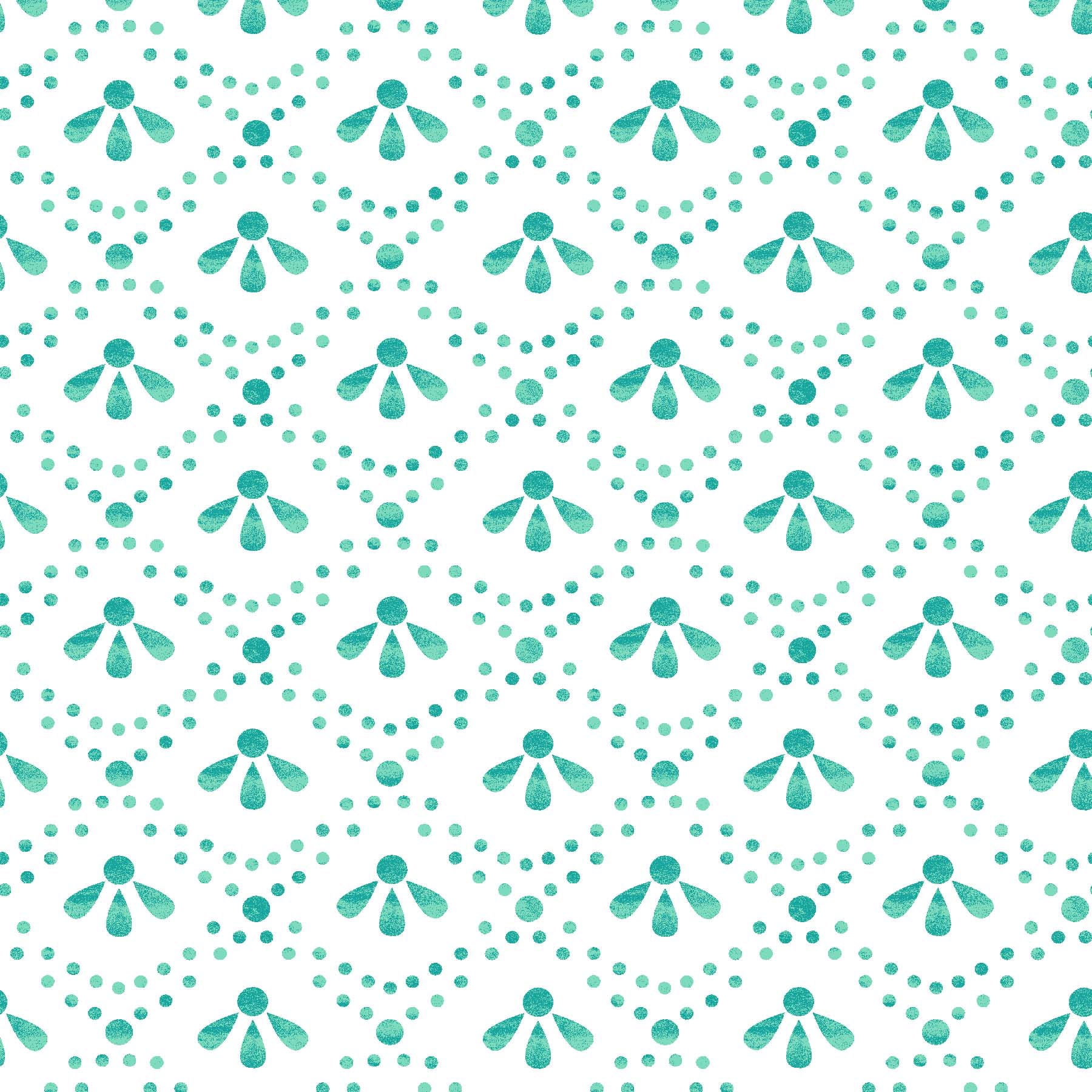The Pioneer Woman Teal Tonal Scallop Peel And Stick Vinyl Wallpaper, 215-in by 20.5-in, 30.75 sq. ft.